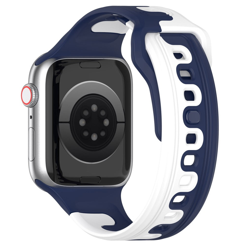 Smuk Silikone Universal Rem passer til Apple Smartwatch - Blå#serie_9