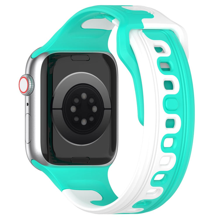 Smuk Silikone Universal Rem passer til Apple Smartwatch - Grøn#serie_10