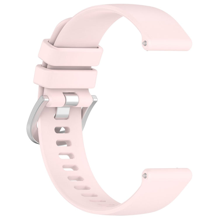 Mega Slidstærk Silikone Universal Rem passer til Smartwatch - Pink#serie_6