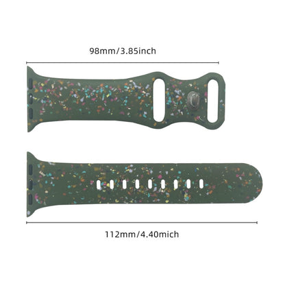 Pattern Band Apple Watch Universal 49mm/45mm/42mm Silicone Watch Strap - Green#serie_3