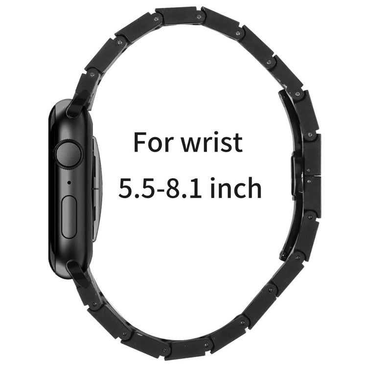 Supercool Metal Universal Rem passer til Apple Smartwatch - Sort#serie_064