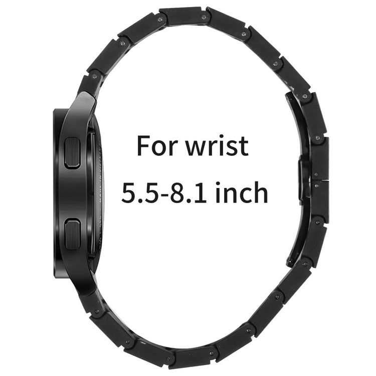 Rigtigt Elegant Metal Universal Rem passer til Samsung Smartwatch - Sort#serie_065