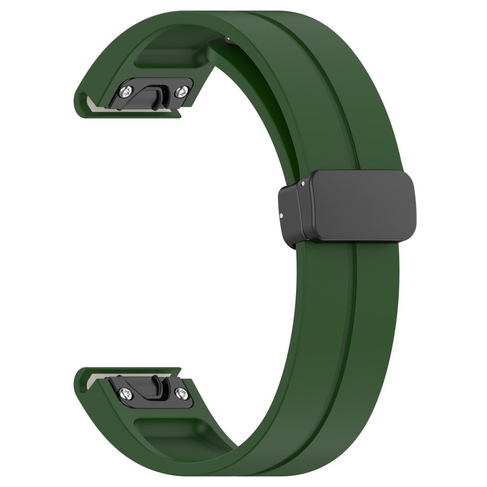 Holdbart Silikone Universal Rem passer til Smartwatch - Grøn#serie_9