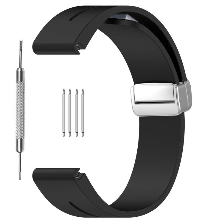 Rigtigt Fantastisk Silikone Universal Rem passer til Smartwatch - Sort#serie_1