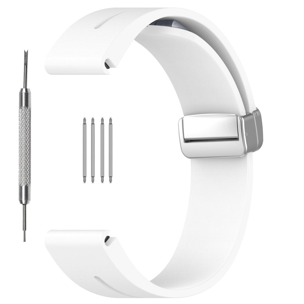 Rigtigt Fantastisk Silikone Universal Rem passer til Smartwatch - Hvid#serie_3