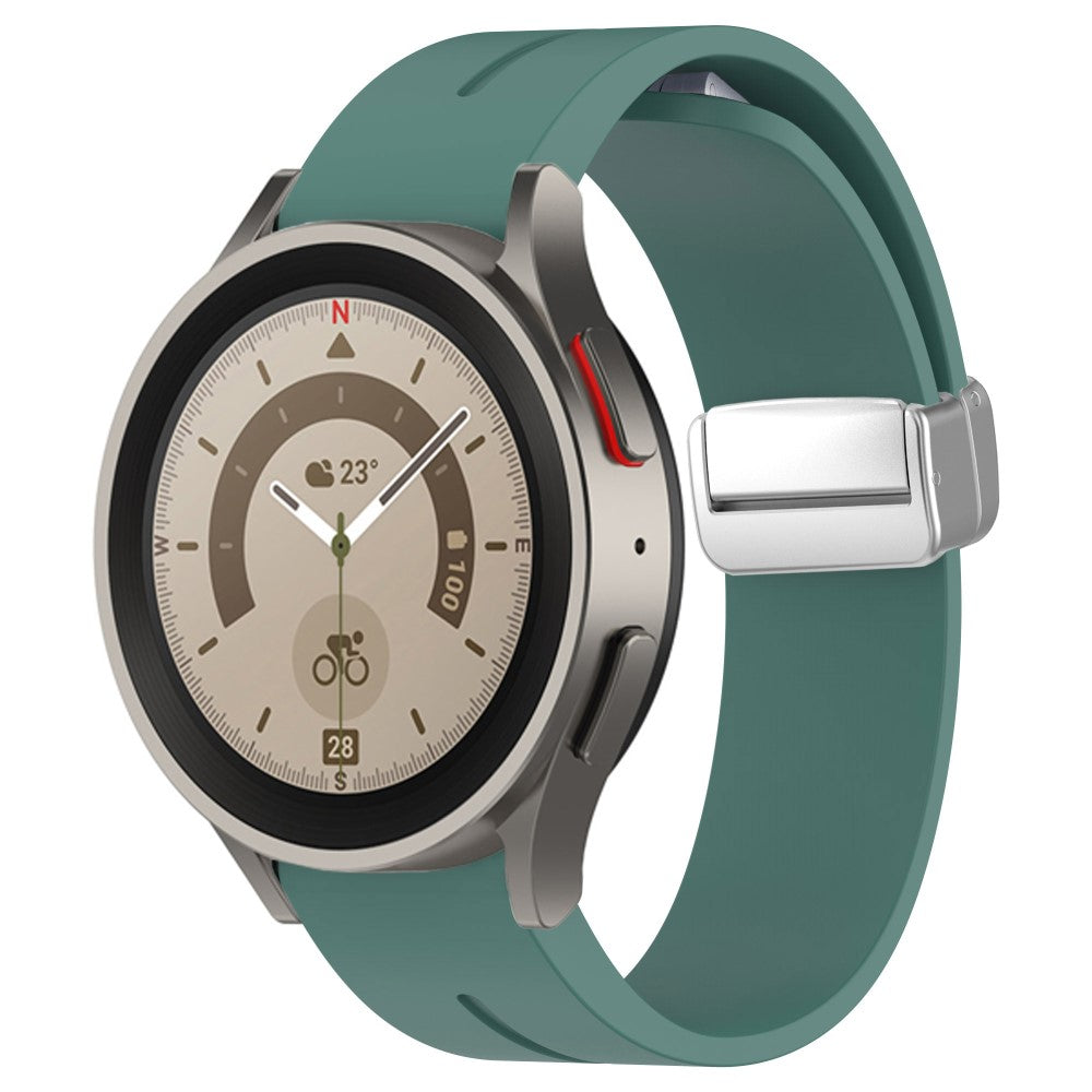Rigtigt Fantastisk Silikone Universal Rem passer til Smartwatch - Grøn#serie_5