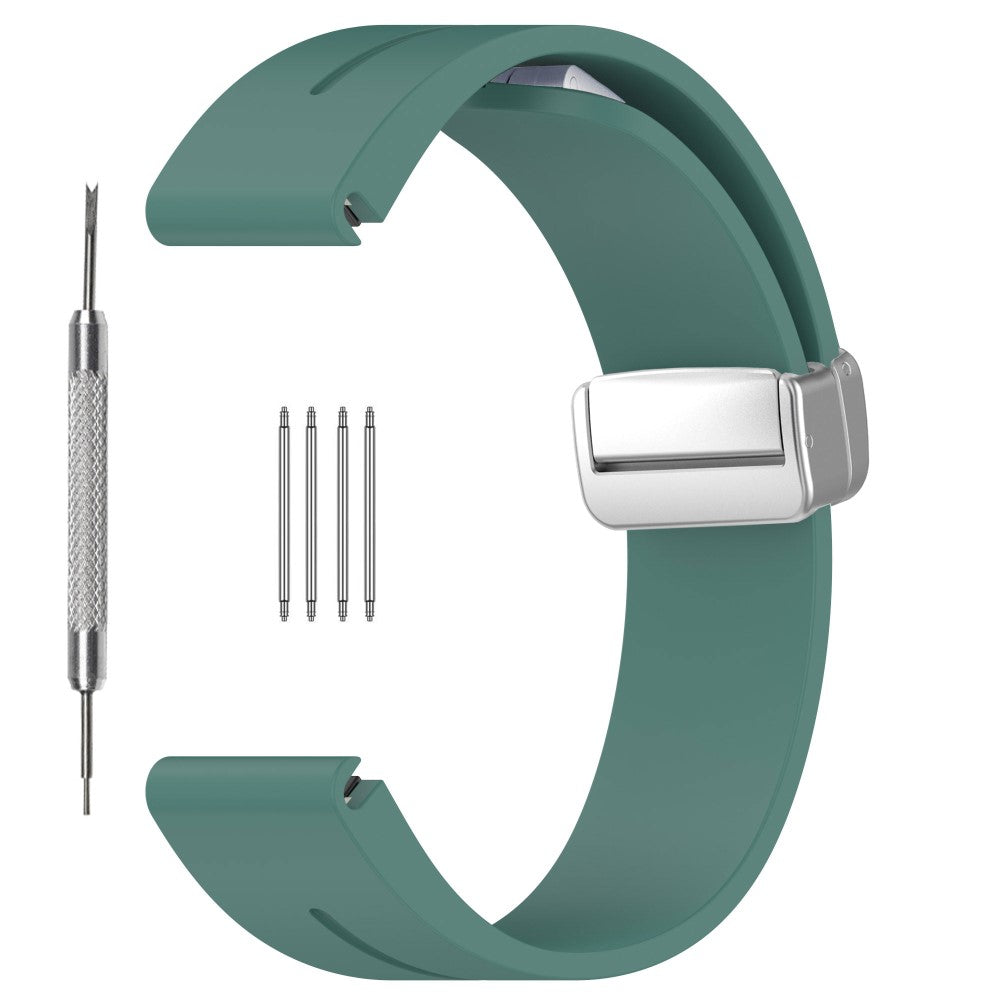 Rigtigt Fantastisk Silikone Universal Rem passer til Smartwatch - Grøn#serie_5