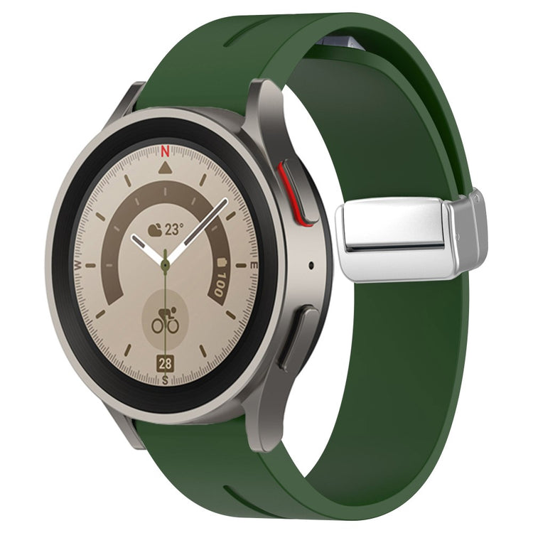 Rigtigt Fantastisk Silikone Universal Rem passer til Smartwatch - Grøn#serie_9