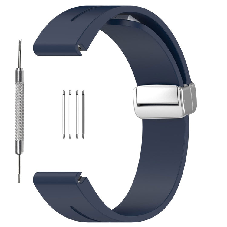Rigtigt Fantastisk Silikone Universal Rem passer til Smartwatch - Blå#serie_11