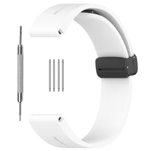 Mega Fed Silikone Universal Rem passer til Smartwatch - Hvid#serie_3