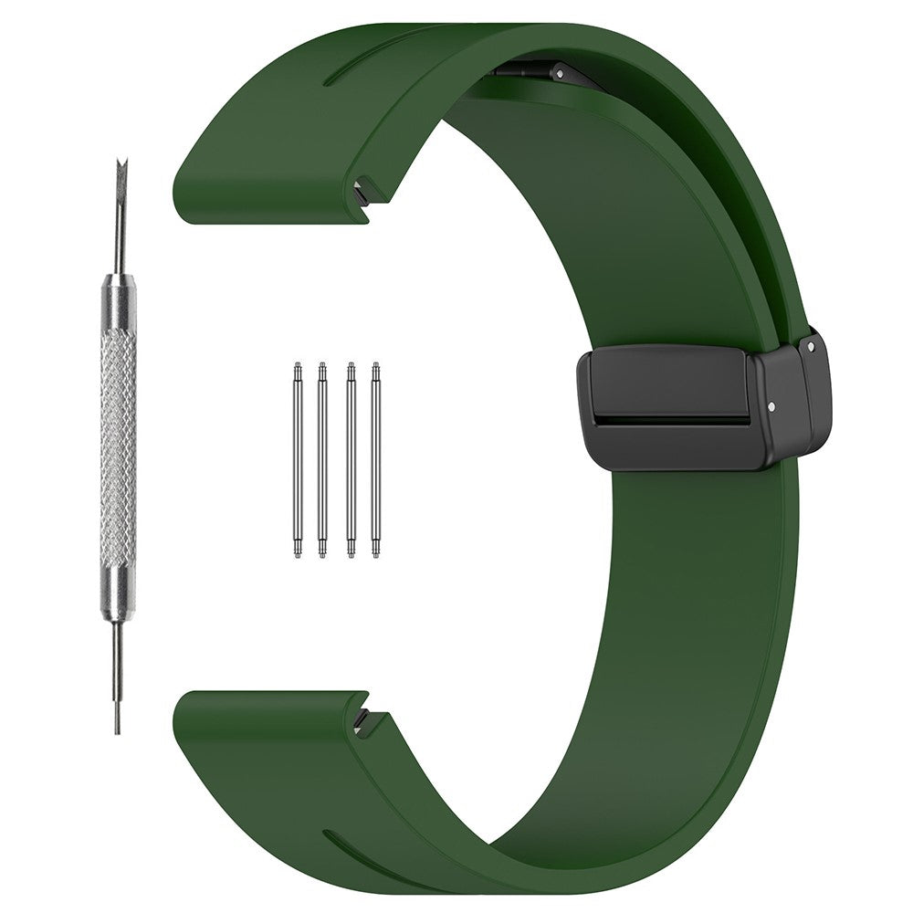Mega Fed Silikone Universal Rem passer til Smartwatch - Grøn#serie_9