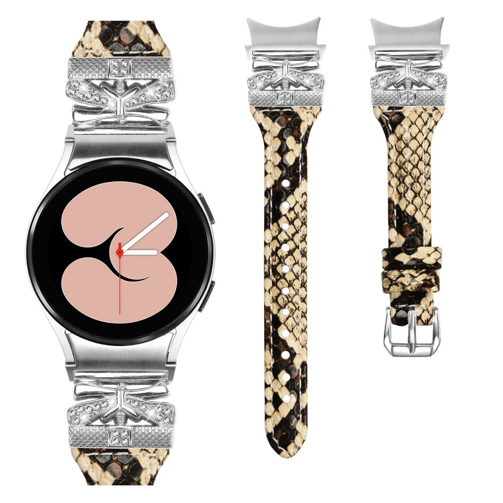 Cool Kunstlæder Universal Rem passer til Samsung Smartwatch - Brun#serie_4