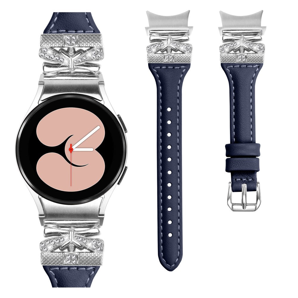 Cool Kunstlæder Universal Rem passer til Samsung Smartwatch - Blå#serie_5