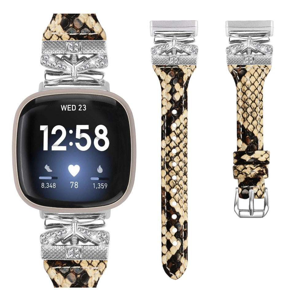 Stilren Metal Universal Rem passer til Fitbit Smartwatch - Brun#serie_4