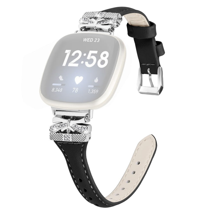 Stilren Metal Universal Rem passer til Fitbit Smartwatch - Sort#serie_6