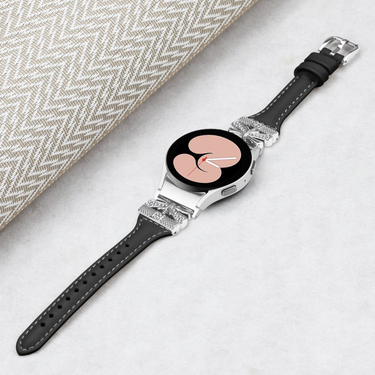 Mega Cool Kunstlæder Universal Rem passer til Samsung Smartwatch - Sort#serie_6