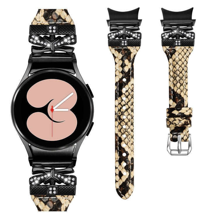 Fremragende Kunstlæder Universal Rem passer til Samsung Smartwatch - Brun#serie_4