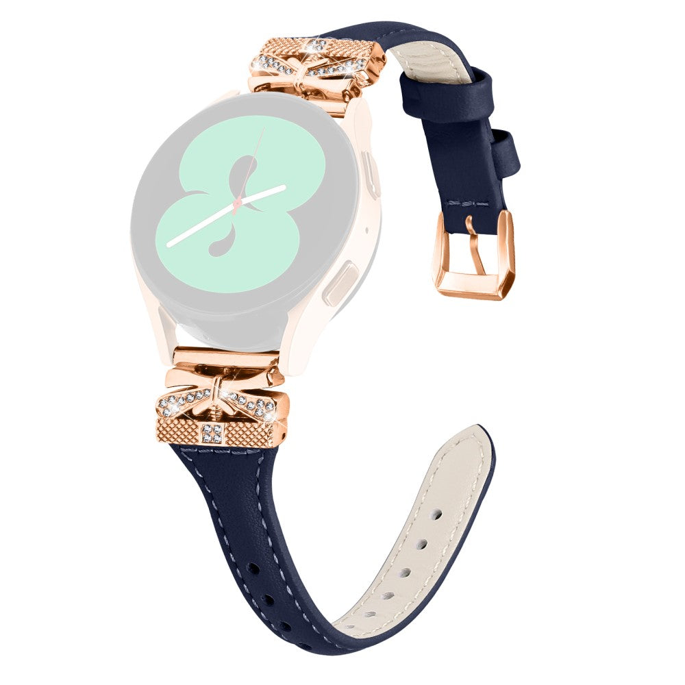 Helt Vildt Cool Kunstlæder Universal Rem passer til Samsung Smartwatch - Blå#serie_1
