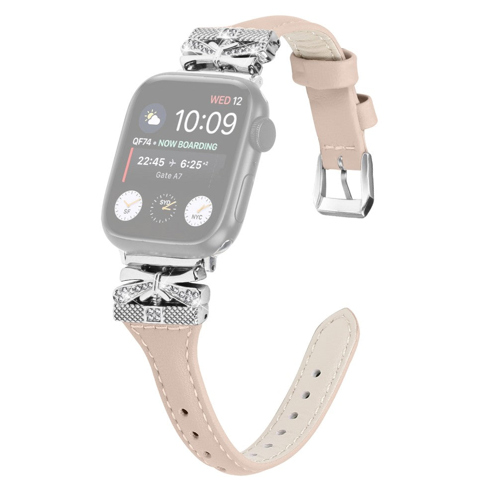 Meget Godt Kunstlæder Universal Rem passer til Apple Smartwatch - Hvid#serie_2