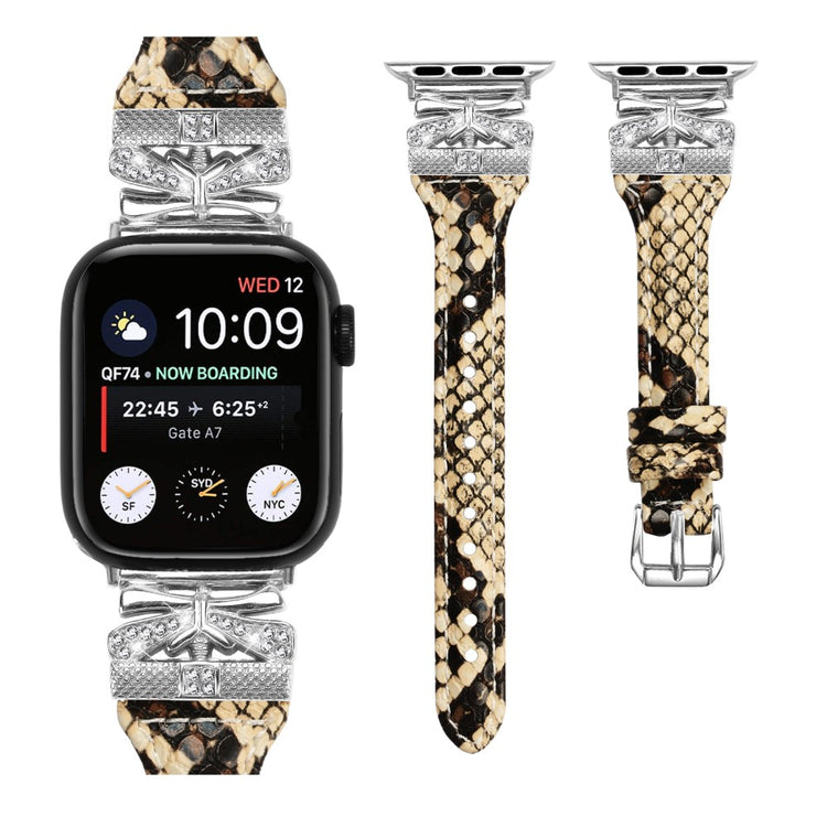 Meget Godt Kunstlæder Universal Rem passer til Apple Smartwatch - Brun#serie_3