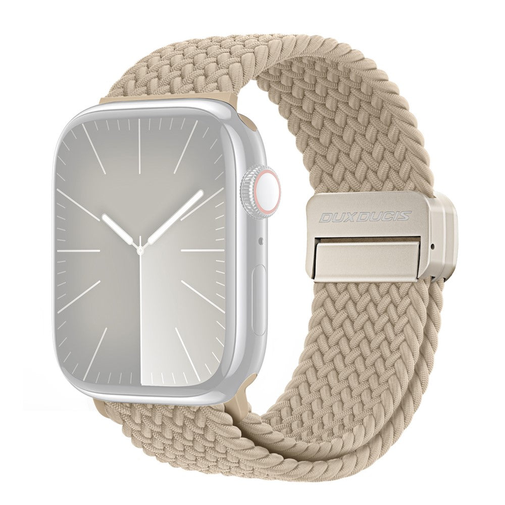 Super Pænt Nylon Universal Rem passer til Apple Smartwatch - Brun#serie_2
