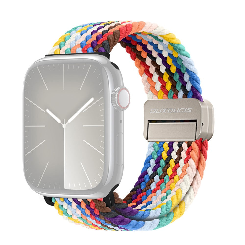 Super Pænt Nylon Universal Rem passer til Apple Smartwatch - Flerfarvet#serie_6