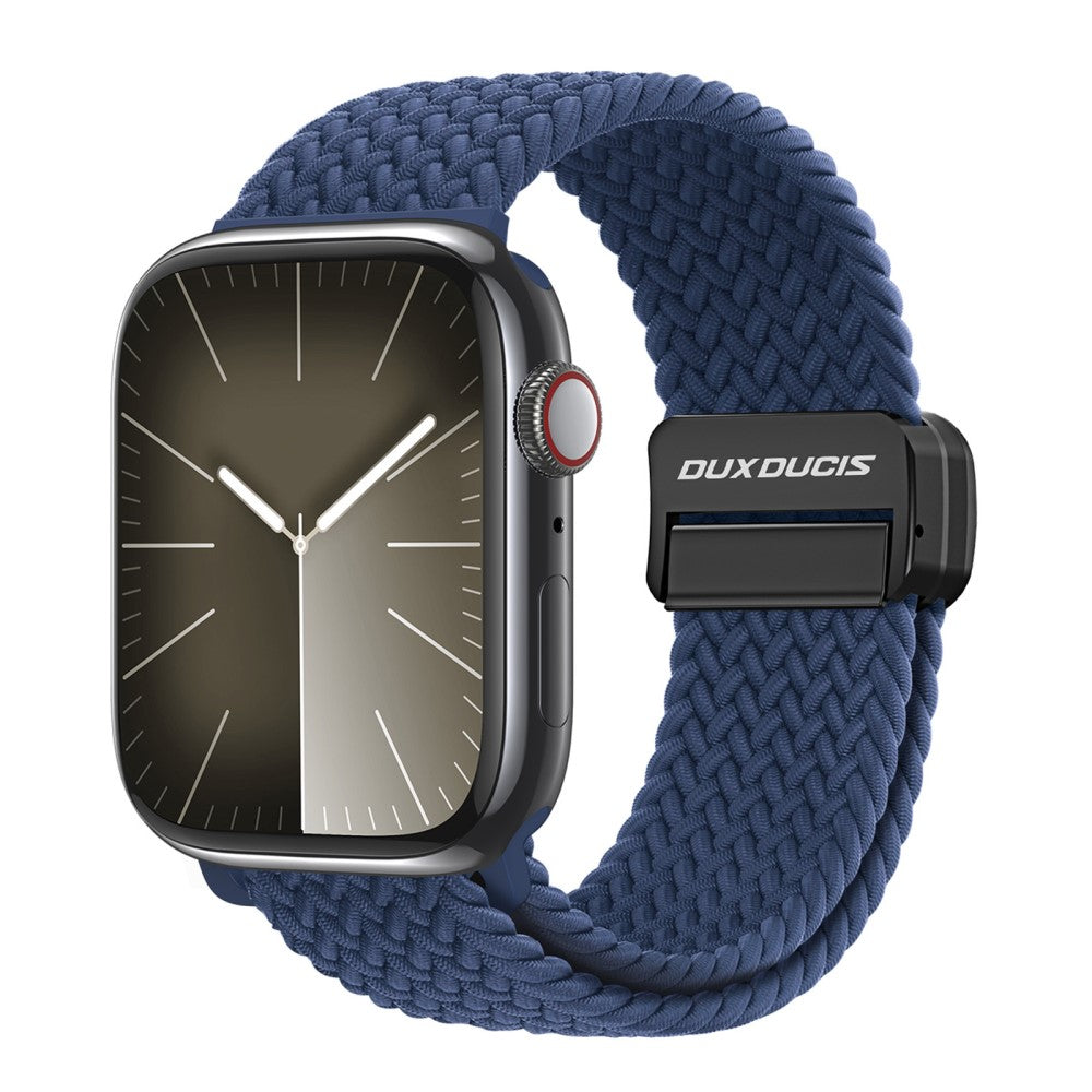 Super Pænt Nylon Universal Rem passer til Apple Smartwatch - Blå#serie_7