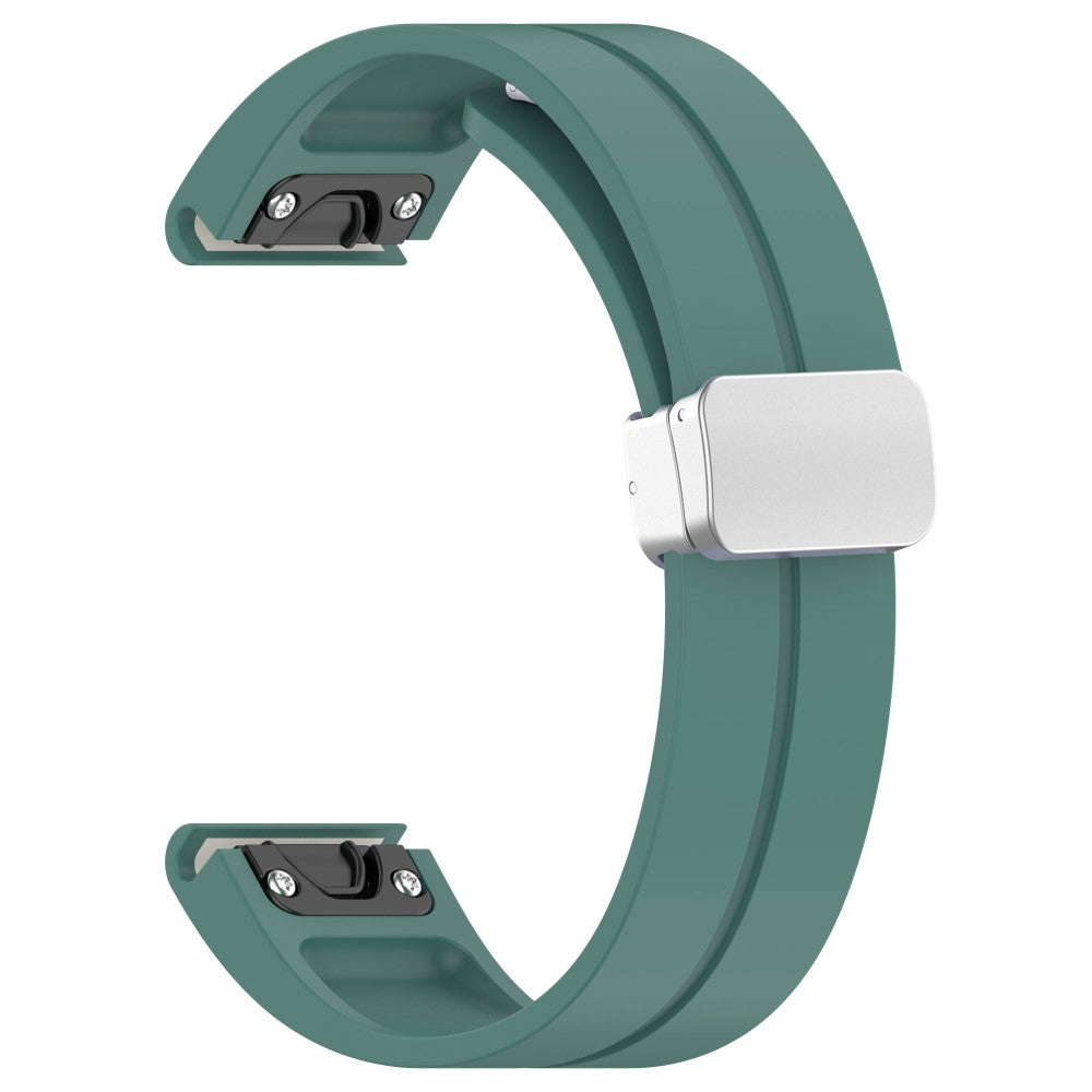 Rigtigt Kønt Silikone Universal Rem passer til Smartwatch - Grøn#serie_5