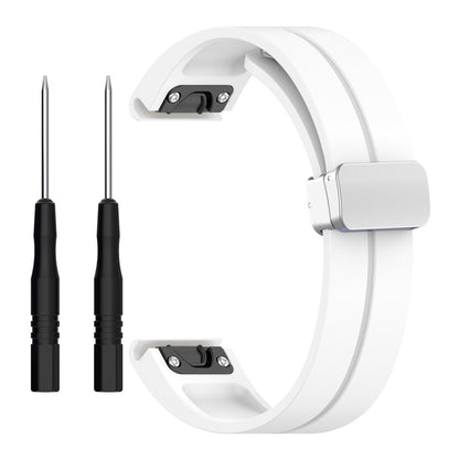 Super Godt Silikone Universal Rem passer til Smartwatch - Hvid#serie_3
