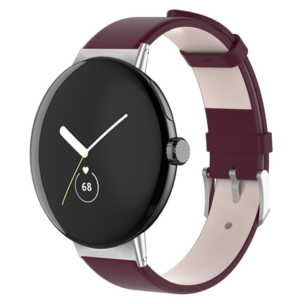 Kunstlæder Universal Rem passer til Google Pixel Watch / Google Pixel Watch 2 - Lilla#serie_5