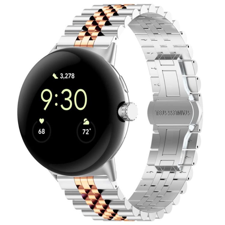 Metal Universal Rem passer til Google Pixel Watch / Google Pixel Watch 2 - Sølv#serie_3