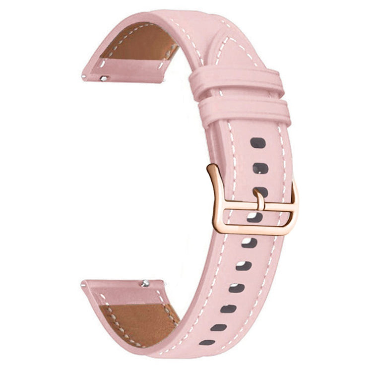 Rigtigt Pænt Kunstlæder Universal Rem passer til Smartwatch - Pink#serie_3