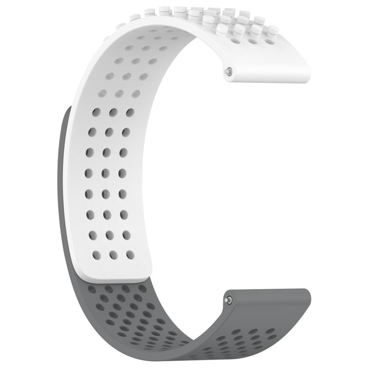 Fremragende Silikone Universal Rem passer til Smartwatch - Hvid#serie_1