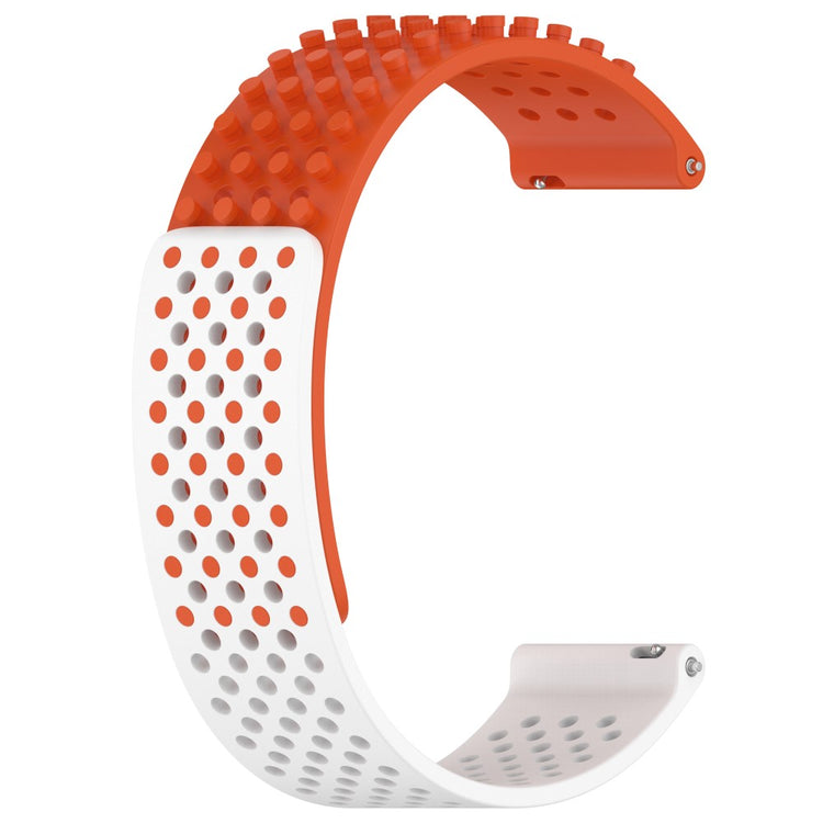 Fremragende Silikone Universal Rem passer til Smartwatch - Orange#serie_5