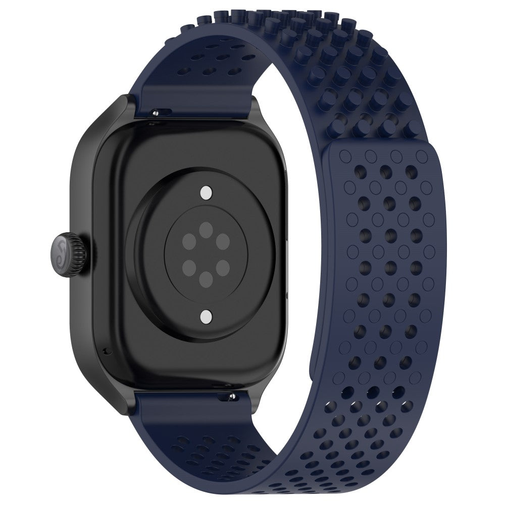 Fremragende Silikone Universal Rem passer til Smartwatch - Blå#serie_14
