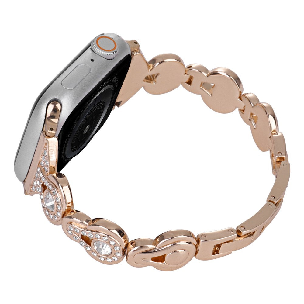 Vildt Fed Rhinsten Universal Rem passer til Apple Smartwatch - Pink#serie_3