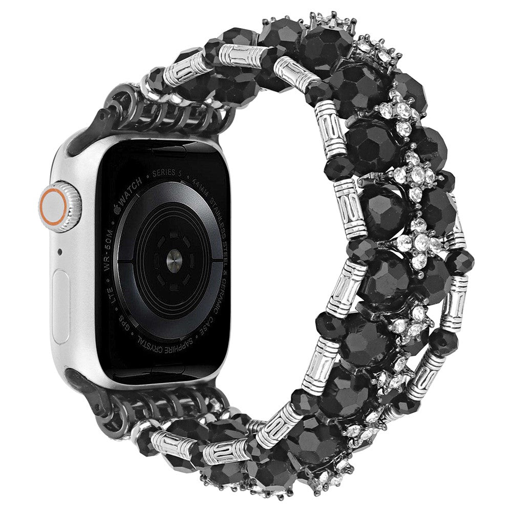 Meget Fint Silikone Universal Rem passer til Apple Smartwatch - Sort#serie_1