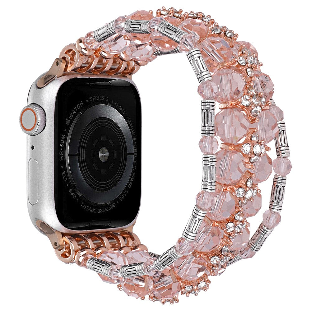 Meget Fint Silikone Universal Rem passer til Apple Smartwatch - Pink#serie_3