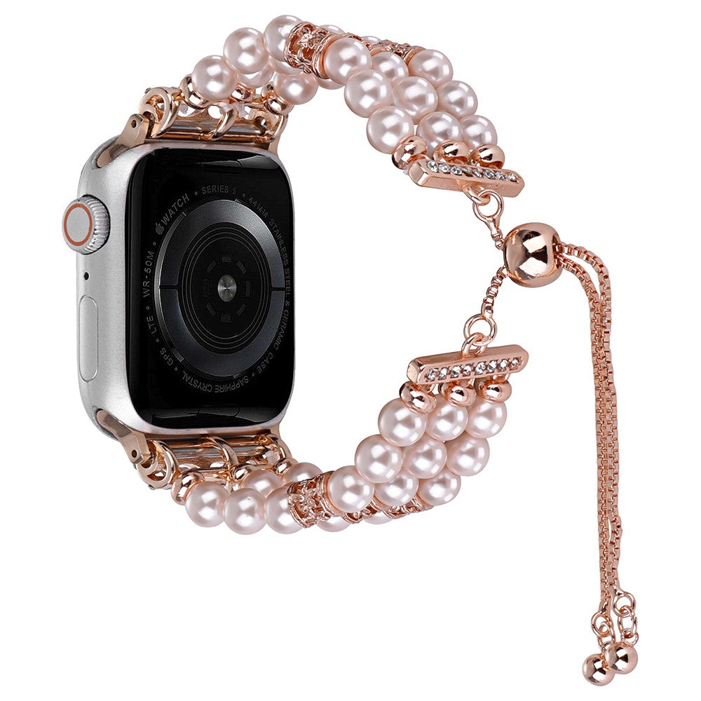 Vildt Nydelig Silikone Universal Rem passer til Apple Smartwatch - Pink#serie_2