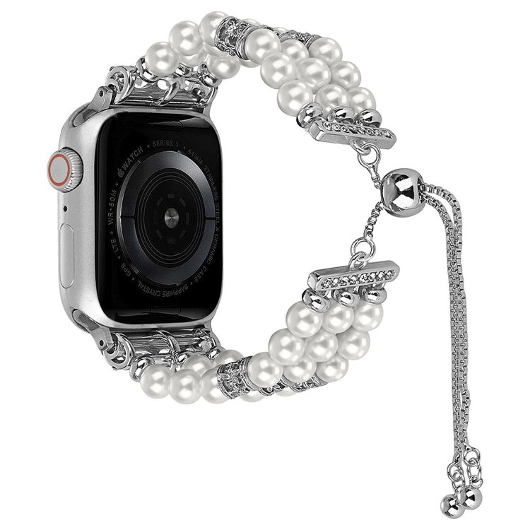 Vildt Nydelig Silikone Universal Rem passer til Apple Smartwatch - Hvid#serie_3