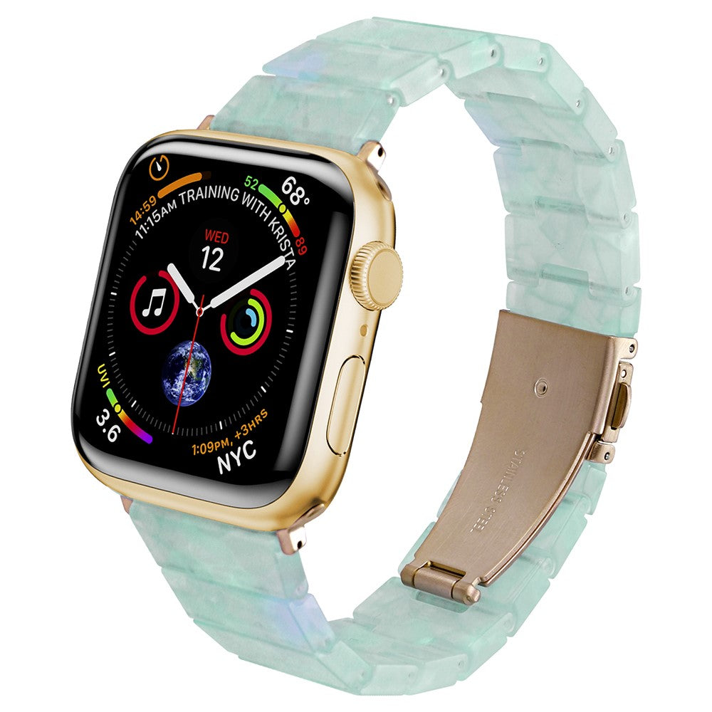 Mega Elegant Silikone Universal Rem passer til Apple Smartwatch - Grøn#serie_1