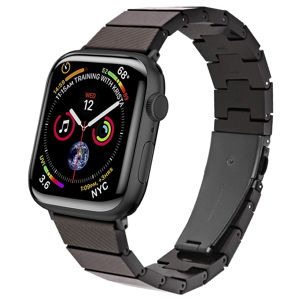 Mega Elegant Silikone Universal Rem passer til Apple Smartwatch - Brun#serie_11