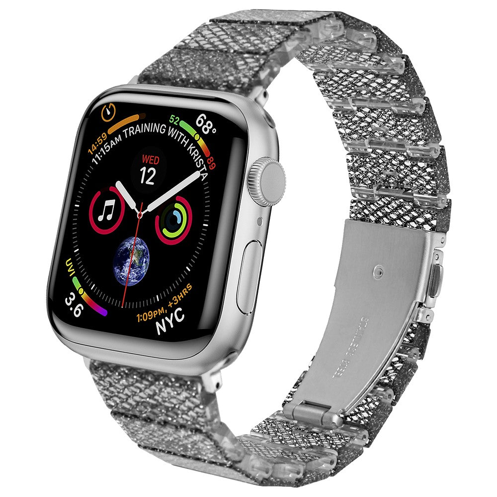 Mega Elegant Silikone Universal Rem passer til Apple Smartwatch - Sølv#serie_15