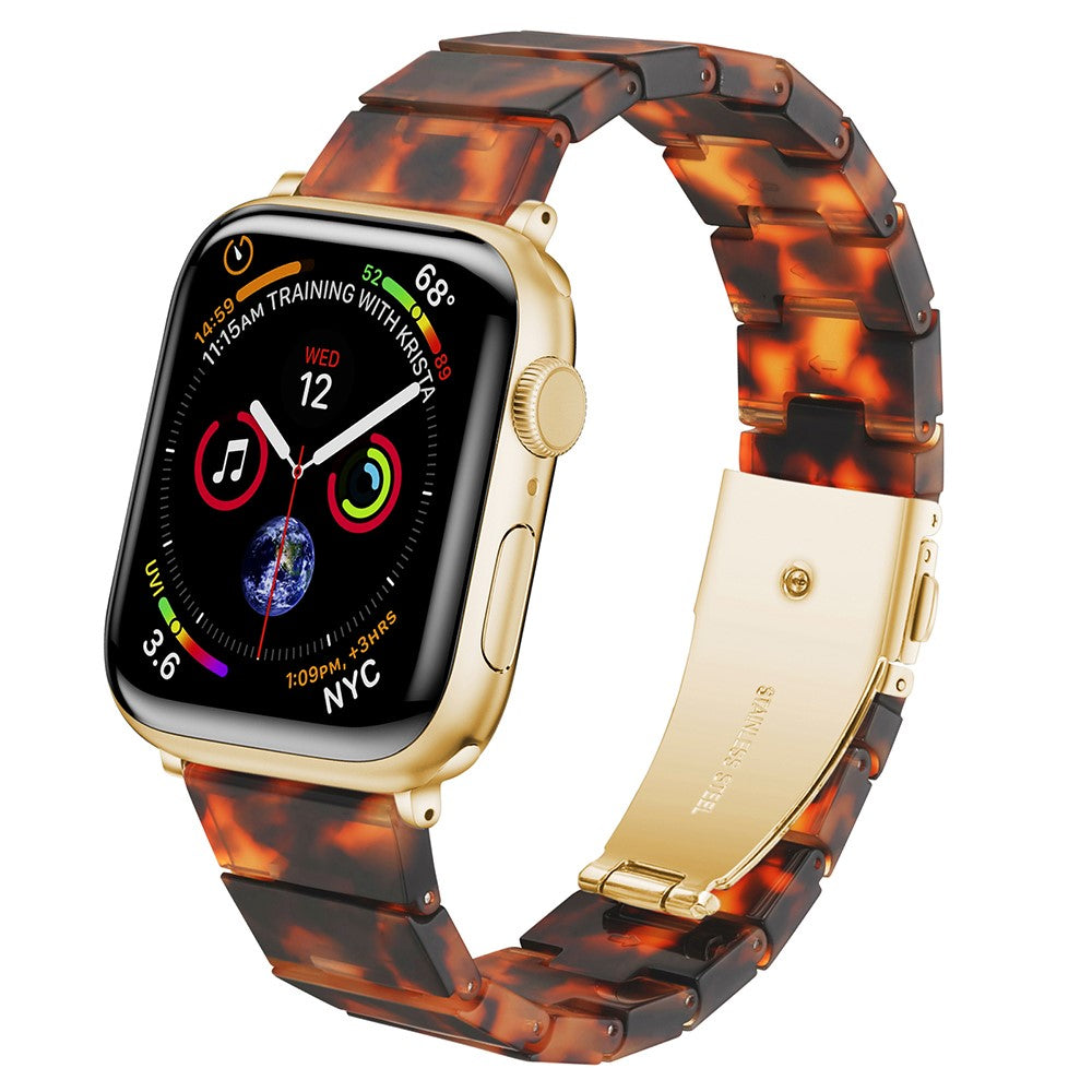 Pænt Silikone Universal Rem passer til Apple Smartwatch - Orange#serie_2