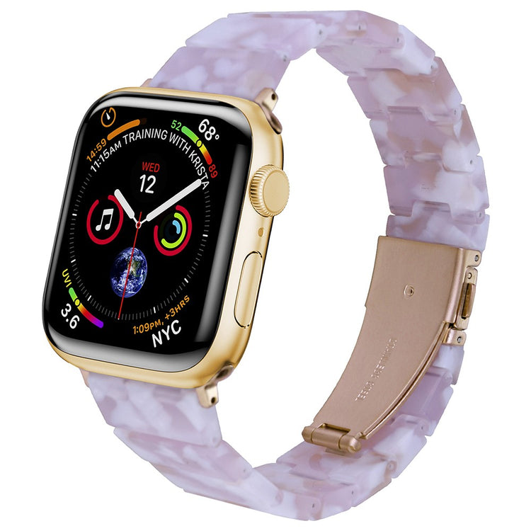 Pænt Silikone Universal Rem passer til Apple Smartwatch - Pink#serie_4