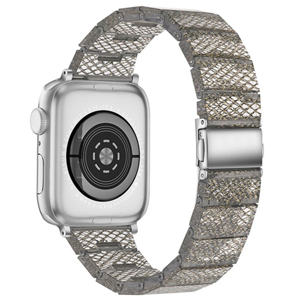 Pænt Silikone Universal Rem passer til Apple Smartwatch - Guld#serie_6