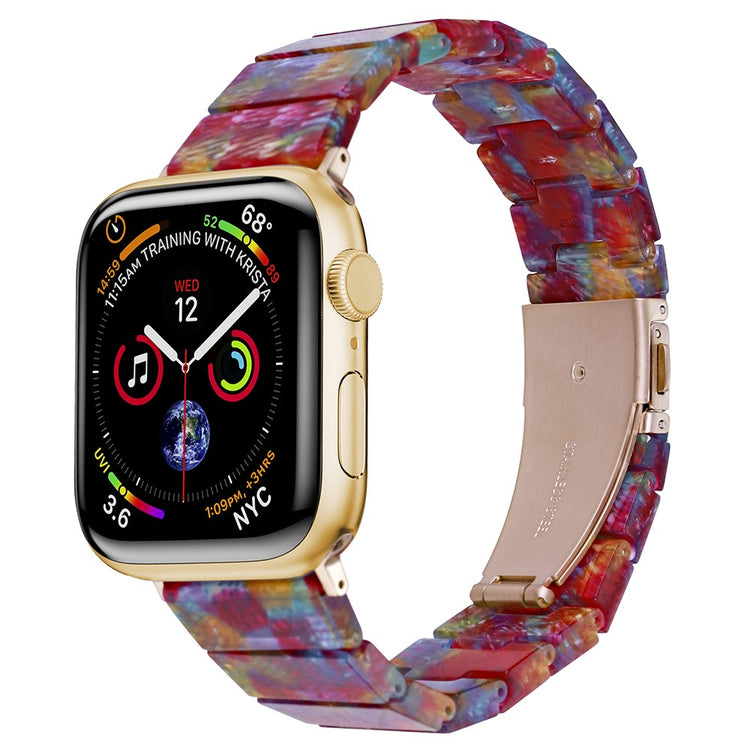 Pænt Silikone Universal Rem passer til Apple Smartwatch - Flerfarvet#serie_16