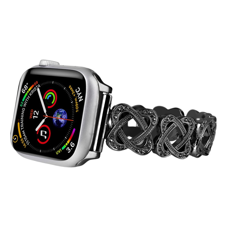 Helt Vildt Fed Metal Universal Rem passer til Apple Smartwatch - Sort#serie_1