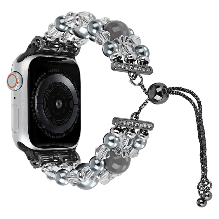 Rigtigt Hårdfør Silikone Universal Rem passer til Apple Smartwatch - Sølv#serie_1