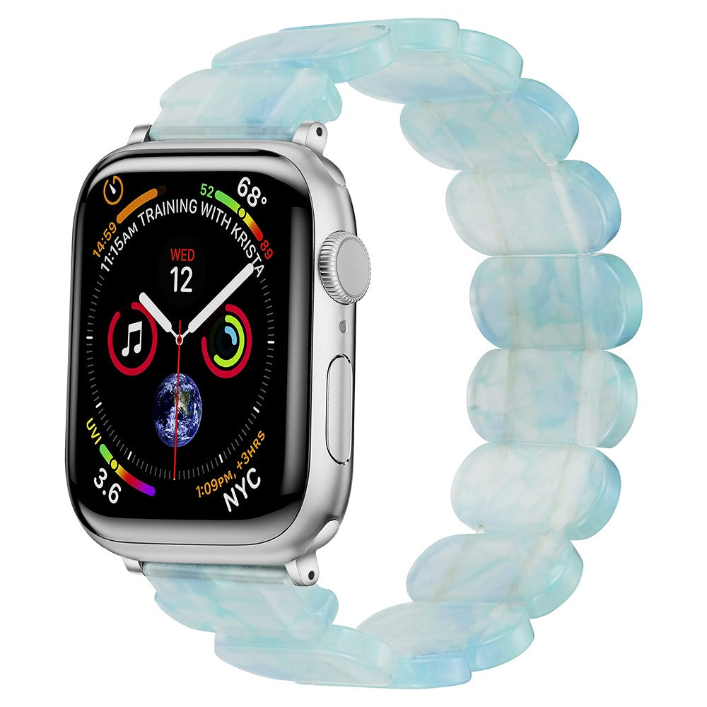 Vildt Hårdfør Silikone Universal Rem passer til Apple Smartwatch - Grøn#serie_1